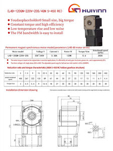<span class=keywords><strong>Moteur</strong></span> <span class=keywords><strong>synchrone</strong></span> <span class=keywords><strong>à</strong></span> aimants permanents <span class=keywords><strong>à</strong></span> courant alternatif <span class=keywords><strong>à</strong></span> grande vitesse Réducteur d'engrenage <span class=keywords><strong>à</strong></span> angle droit 120w - Product Image 3