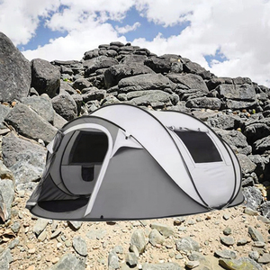 Popolare <span class=keywords><strong>tenda</strong></span> Glamping portatile a forma di barca per 5-8 persone tessuto Oxford arco circolare Design pieghevole una camera da letto <span class=keywords><strong>campeggio</strong></span> - Product Image 2