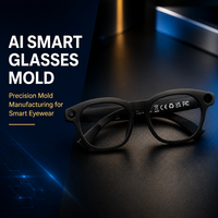 Lunettes intelligentes IA personnalisées, outillage de production en série multi-cavités moulé par injection écologique