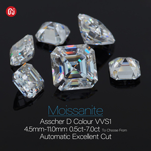 GIGAJEWE White D Color Asscher Cut <strong>Synthetic</strong> Moissanite <strong>Diamond</strong> Loose for Jewelry <strong>Making</strong> <strong>Machine</strong> Cut High Quality <strong>Synthetic</strong> - Product Image 2