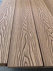 Revêtement de <span class=keywords><strong>sol</strong></span> pour terrasse extérieure terrasse en wpc plancher en bois 3d extérieur planche de terrasse composite en wpc plancher en wpc résistant aux fissures - Product Image 2