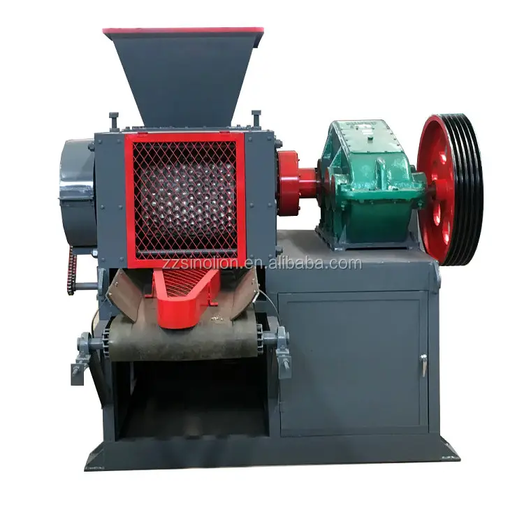 Hot sell roller briquette press machine factory price for Iron ore mineral powder silicon manganese ore powder to make briquette