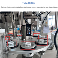 Machine de remplissage et de scellage de tubes souples de dentifrice gel rotatif automatique certifié CE