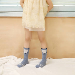 2022 dernier 3D drôle Animal Grimace créatif enfant mignon Adorable tricoté doux fille bébé chaussettes cerf ours <span class=keywords><strong>renard</strong></span> hibou équipage chaussettes - Product Image 4
