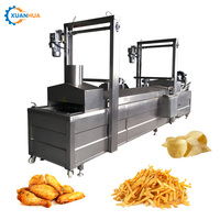 Nouvelle friteuse électrique à spirale compacte pour chips de pommes de terre et graines de tournesol, capacité 100-300 kg/h, Chine