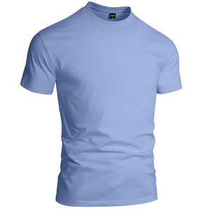 Camiseta de Manga Corta para Hombre, Color Sólido, Transpirable, Ligera, Corte Casual, para Uso Diario, Talla L, con Etiqueta - Product Image 1