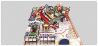 Aire de jeux intérieure colorée et personnalisée pour les centres de divertissement familial et les parcs à thème intérieurs