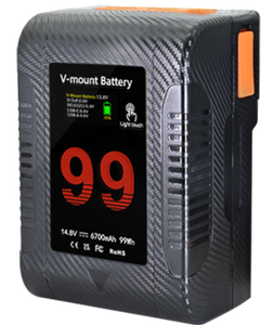 <span class=keywords><strong>Batterie</strong></span> à montage en V, <span class=keywords><strong>batterie</strong></span> à verrouillage en V, chargeur rapide PD 99W avec sortie D-tap/USB-A/USB-C/BP pour caméscope de caméra vidéo Sony - Product Image 4