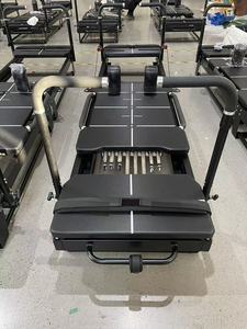 HUAVIGOR Reformer <span class=keywords><strong>Pilates</strong></span> in Alluminio Nero Opaco, Trainer Core Regolabile in Lega per Studio Commerciale, Personalizzazione OEM Disponibile - Product Image 6