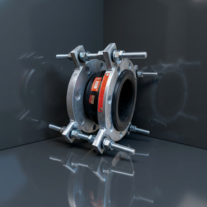 ข้อต่อยางแบบยืดหยุ่น Easyflex Floating Flange ขนาด 2-1/2 x 6 นิ้ว NBR PN16 สำหรับระบบเชื่อมต่อท่ออุตสาหกรรม - Product Image 1