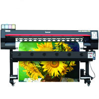 Imprimantes à film souple Locor 1,6 m/ Double tête I3200 UV rouleau à rouleau