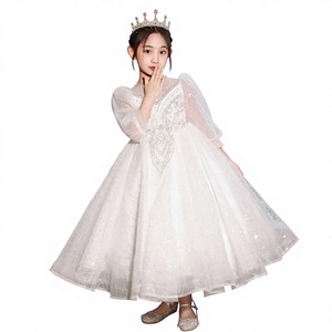 Vestido de Princesa para Niña, Traje de Fiesta de Cumpleaños, Vestido de Gala, Ropa Infantil, Vestido Largo de Navidad, Recital de Piano - Product Image 1