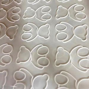 Custom 3D Raised Silicone Heat <b>Transfer</b> <b>Sticker</b> Washable Iron on Logo for Clothing Swimwear Underwear Garment Accessories - Product Image 2