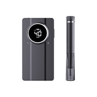 Perceuse à ongles sans fil professionnelle à faible bruit Portable Rechargeable foret en acier au tungstène UV801 forme de baril en plastique