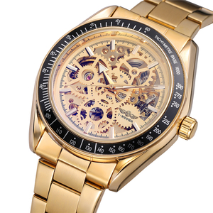 Reloj de Pulsera para Hombre Winner 8152, Marca de Lujo, Acero Inoxidable, Diseño Esqueleto, Mecánico Automático, Montre Homme - Product Image 2