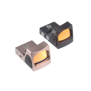 람불 옵틱스 RM07 레드 닷 사이트 20mm 1913 마운트 리플렉스 사이트 스코프 조절 가능 LED 사냥 사격 블랙/탄 - Product Image 4