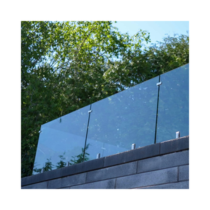 Verre architectural feuilleté transparent en verre trempé flotté sur mesure certifié CE pour éclairage solaire pour balcon/clôture de piscine - Product Image 1