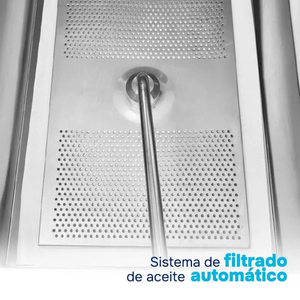 Friteuse à pression au gaz avec filtre à huile, 32 morceaux de poulet. - Product Image 2