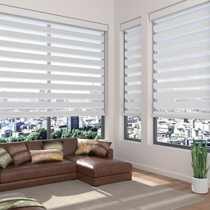 Chất lượng cao Cửa sổ Shades màn ngày đêm <span class=keywords><strong>Zebra</strong></span> Con lăn Rèm cơ giới <span class=keywords><strong>Zebra</strong></span> mù cho trang trí thông minh mù Shades - Product Image 3