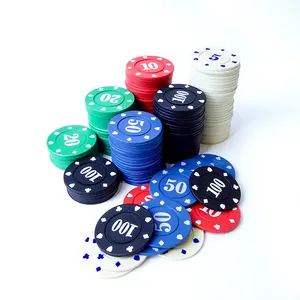 OEM Multi-colors Premium Casino Board Game Accessories Token With Logo Custom Poker Chip