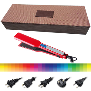 Piastra per Capelli Professionale in Titanio Stile MAC con Touch Screen, Display LCD, Riscaldamento MCH, per la Cura della Bellezza Femminile - Product Image 5