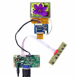 वीजीए 50पिन टीटीएल बोर्ड सर्किट कस्टम आकार एलसीडी स्क्रीन एलसीडी मॉनिटर स्क्रीन 3.5 इंच Vs035Sd1 800X600 छोटा एलसीडी डिस्प्ले - Product Image 1