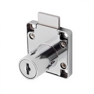 Cerradura Moderna de Aleación de Zinc para Muebles 136 138, Cerradura para Cajón y Gabinete con Llave Metálica para Escritorio, Puerta de 15-18 mm, Fácil Instalación - Product Image 3