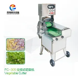 FC-305 thép không gỉ bền Rau Trái Cây máy cắt, Đậu bắp Laver Caraway Máy cắt lát