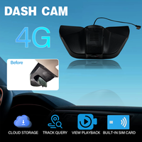 Holroadx Caméra embarquée 4G Plug&Play avec moniteur de stationnement pour Ford Mondeo EVOS 2022-2024 Asie Europe Afrique Vision nocturne 4K Avant/Arrière