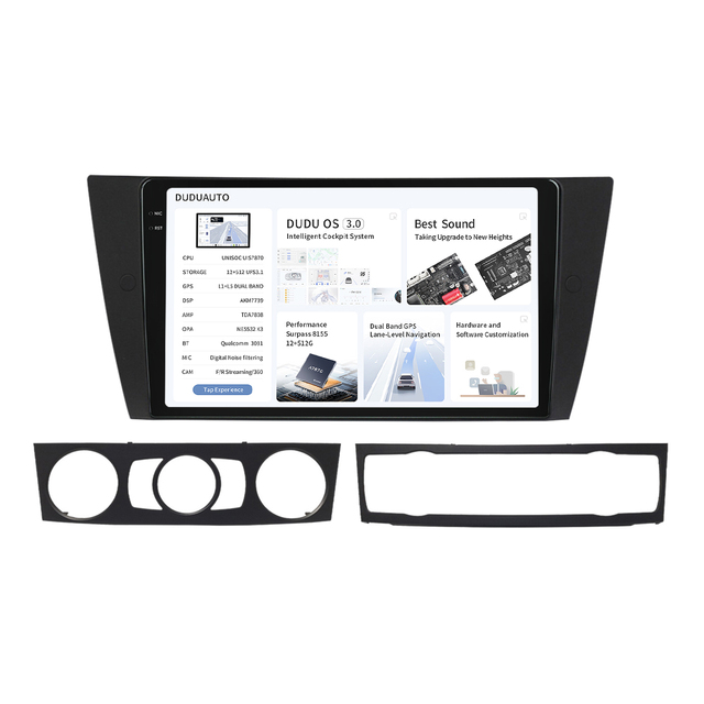 DUDUAUTO Autoradio Car Radio Intelligent System Player Audio Stereo Head Unit for BMW 3 Series E90 E91 E92 E93 2005 - 2012