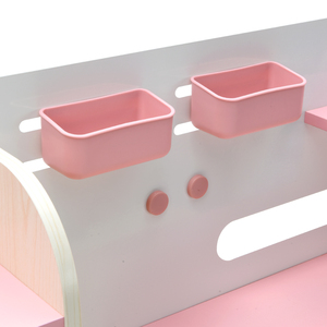 Commercio all'ingrosso ergonomico per bambini scrivania da studio con libreria regolabile in altezza multifunzionale bambini tavolo da studio e sedie Set - Product Image 3