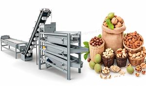 Machine à décortiquer les amandes et les noix de macadamia 1000 kg/h, 380 V, équipement de séparation des coquilles de palmiste - Product Image 3