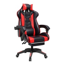 Chaise de jeu avec haut-parleurs Bluetooth et lumières LED RVB, chaise de jeu ergonomique avec massage et repose-pieds, échantillon gratuit en Inde