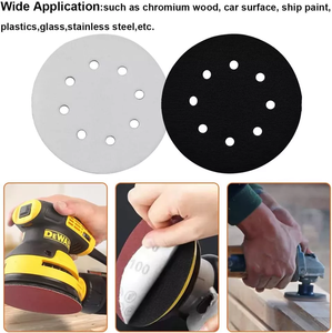 US Local Stock Ships In 24H Free Shipping USA 5 Inch Hook Loop Sanding Disc Soft Foam Interface Sander <strong>Buffer</strong> Backing Pad - Product Image 5