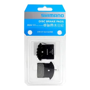 SHIMANO J02A Brake Pads for MTB Bike Ice Technologies 2 Piston Metal Resin Pads for Deore SLX XT XTR M7100 M8100 Original Parts