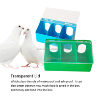 Mangeoire et abreuvoir pour pigeons Yyc en plastique à 1, 2 ou 3 trous pour cage à oiseaux - En vente
