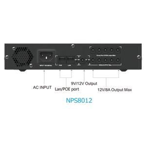 Multi Outputs 12V 8A <b>Mini</b> DC UPS for POE Camera POE and Switch 100W Huge Capacity Power DC UPS Power Supply - Product Image 2