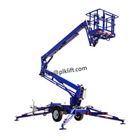 PLK LIFT TBL Nacelle élévatrice télescopique articulée hydraulique 24m hauteur max. sur chenilles en caoutchouc compacte pour passages étroits intérieur/extérieur