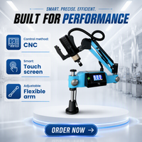 Perceuse à colonne électrique portable de haute qualité, horizontale, M3-M16, avec bras flexible, CNC, perçage et fraisage automatiques, 220V, Nouveau