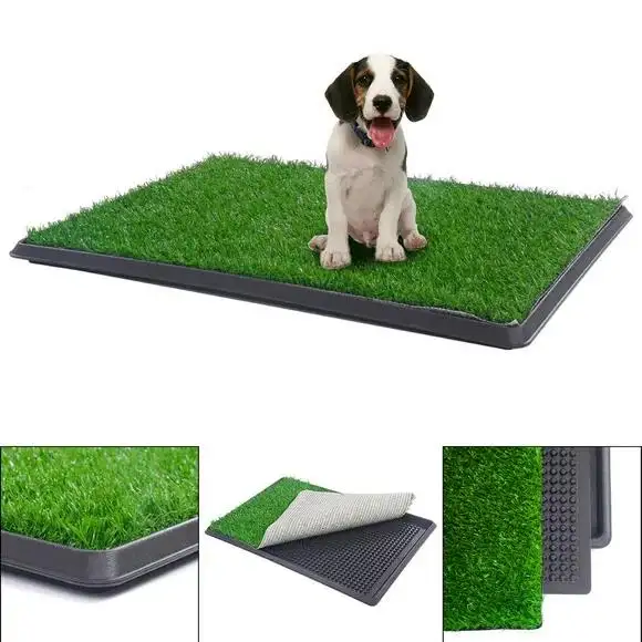 synthetic grass for dogs pad artificial turf 9ft x 20ft cleaner dogs washable potty with tray extra large rug turf