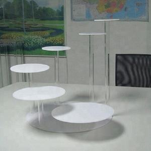Moderno lampadario di cristallo per la torta nuziale Stand elegante espositore per la visualizzazione della scrivania - Product Image 3