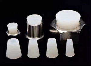 Hochtemperatur-Konische Silikonkautschuk-Stopfen Langlebige Endkappen Pulverbeschichtung Malerabdeckung Maßgeschnittener Verarbeitungsservice - Product Image 4