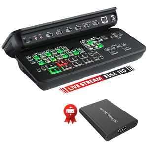 Mixeur vidéo professionnel 4K pas cher, logiciel de contrôle <span class=keywords><strong>Tik</strong></span> <span class=keywords><strong>Tok</strong></span>, caméra Atem Ndi, commutateur vidéo, diffusion en continu - Product Image 1