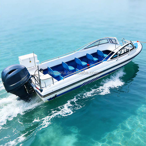 Bateaux à <span class=keywords><strong>moteur</strong></span> de luxe populaires, bateaux de pêche en fibre de verre et bateaux de loisirs professionnels avec moteurs électriques ou à essence - Product Image 3