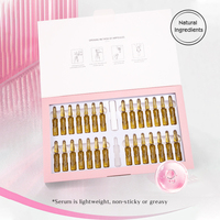 28 flacons de sérum ampoule à la nicotinamide 10% vitamine C B3 éclaircissant pour peaux sèches, soin hydratant du visage, OEM, étiquette privée