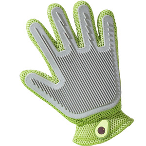 Gants de toilettage pour animaux de compagnie Hippie Dog, en silicone, double face, brosse de massage pour l'élimination des poils de chat, pour chats à poils courts - Product Image 2