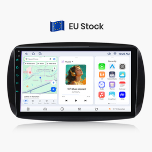 Radio para Auto Junsun de 9 Pulgadas con CarPlay y Android Auto para Mercedes Benz Smart 2016, Reproductor de DVD, Pantalla de Navegación, Unidad Principal - Product Image 1