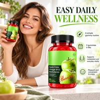 Gummies de Vinaigre de Cidre de Pomme OEM avec Multivitamines, Compléments Digestifs, B12 pour le Bien-être Métabolique et le Soutien Énergétique