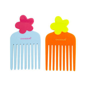 Peineta Chasesun con Forma de Flor Color Macaron, Tamaño Grande, Lindo Diseño con Dientes Finos para Niñas - Product Image 5