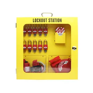 Hot Sale Factory Management Metal Industrial Safety Lockout Tagout Padlock Station